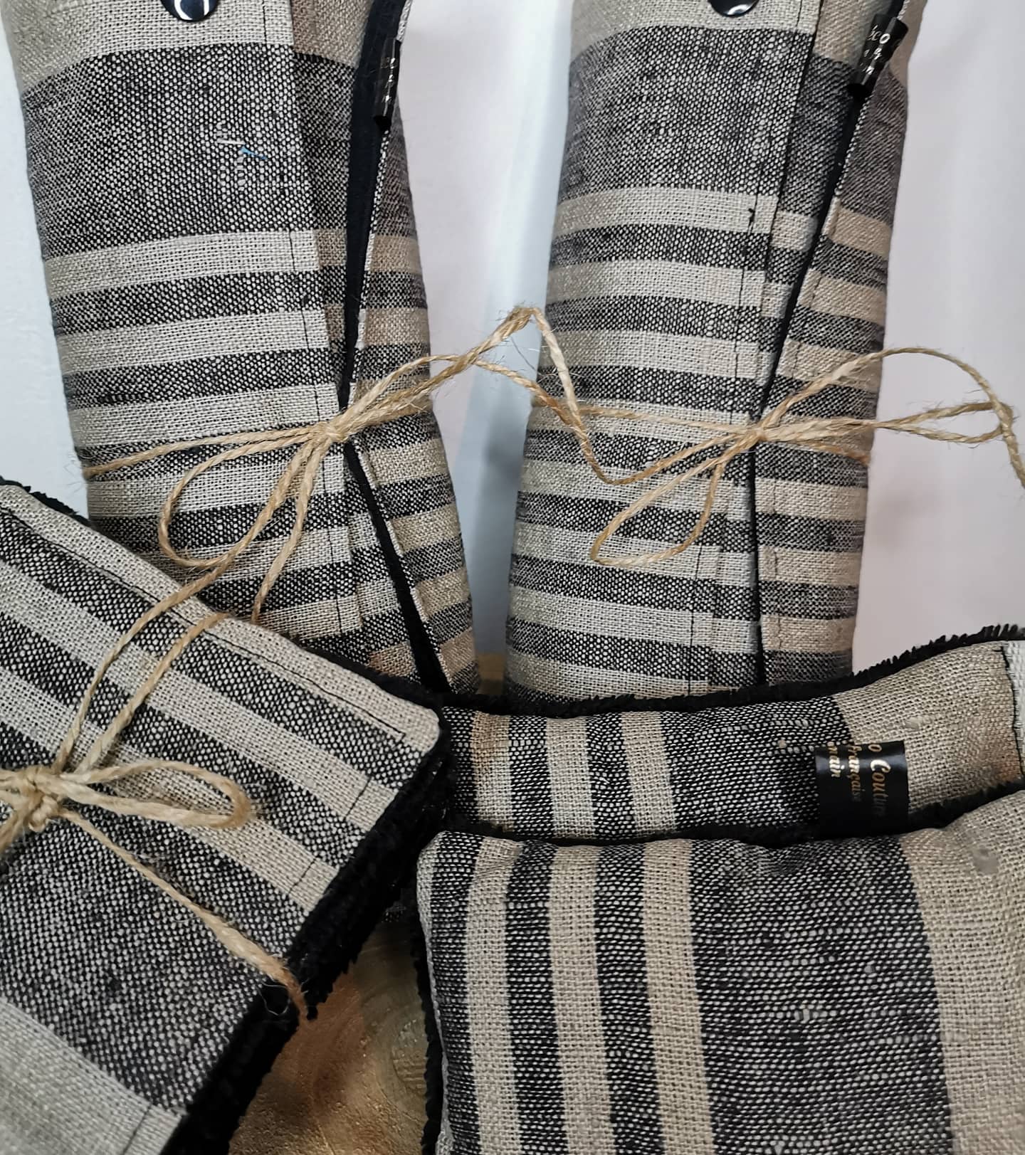 Éponges en lin et bambous