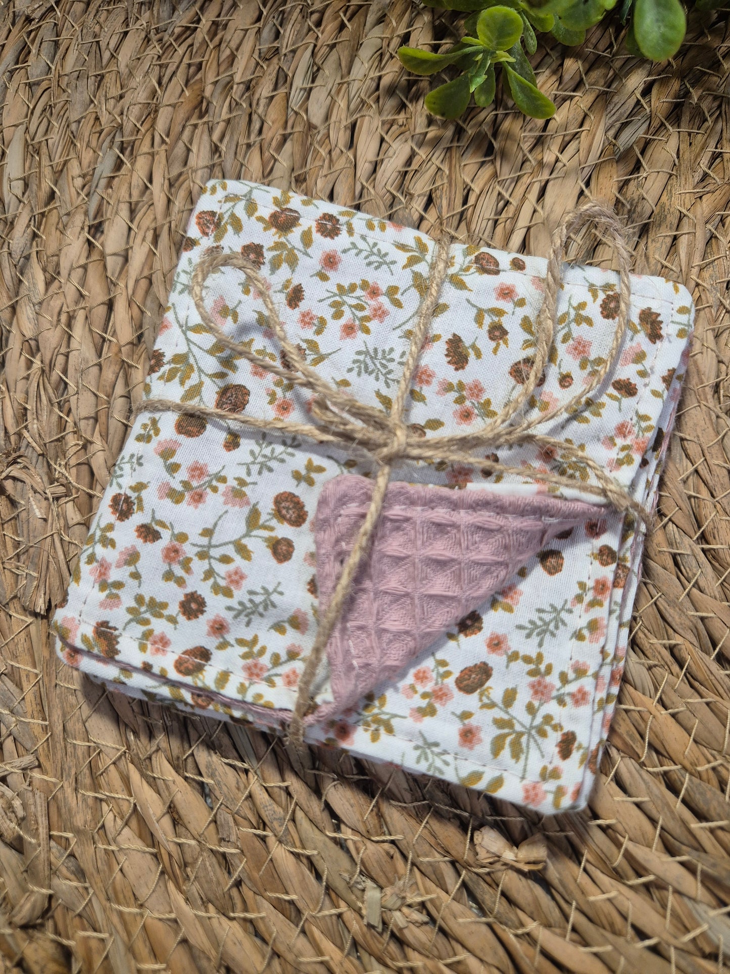 Lingette nid d’abeille x6 gommage doux