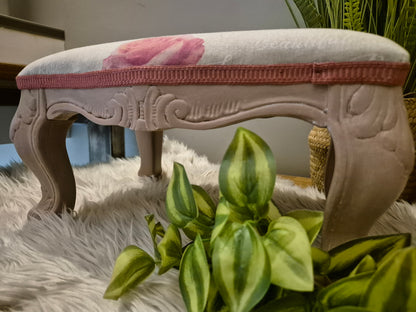 Repose pied style louis XV shabby