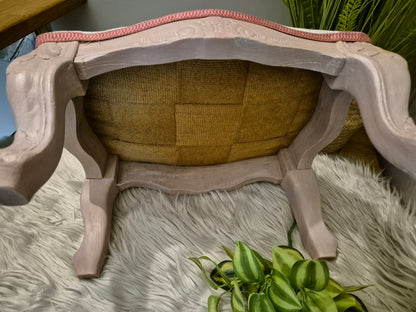 Repose pied style louis XV shabby