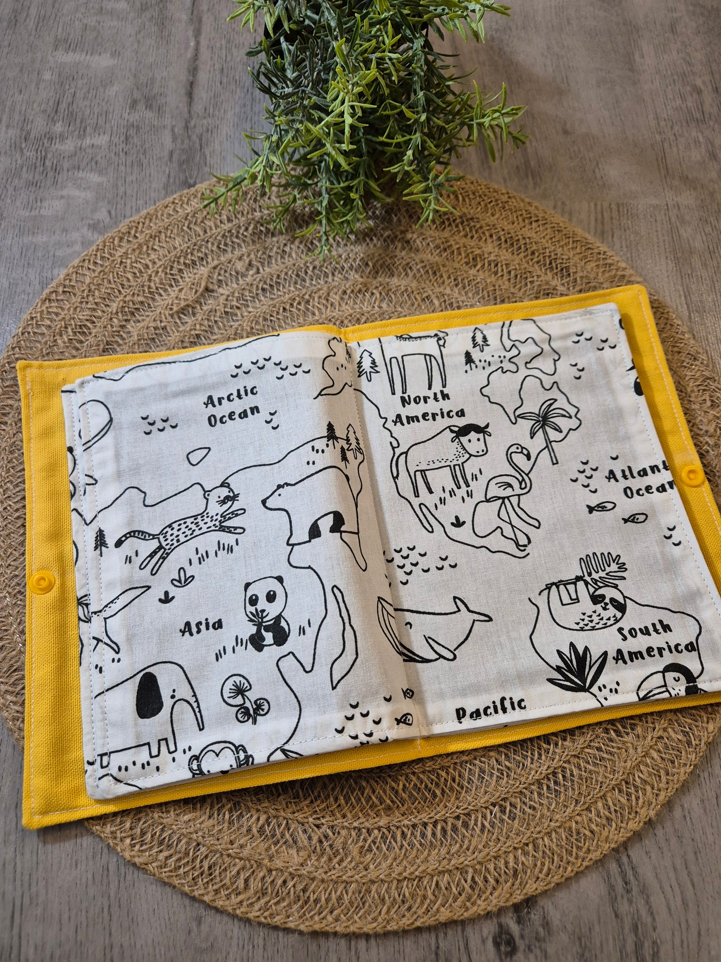 Carnet de coloriage lavable