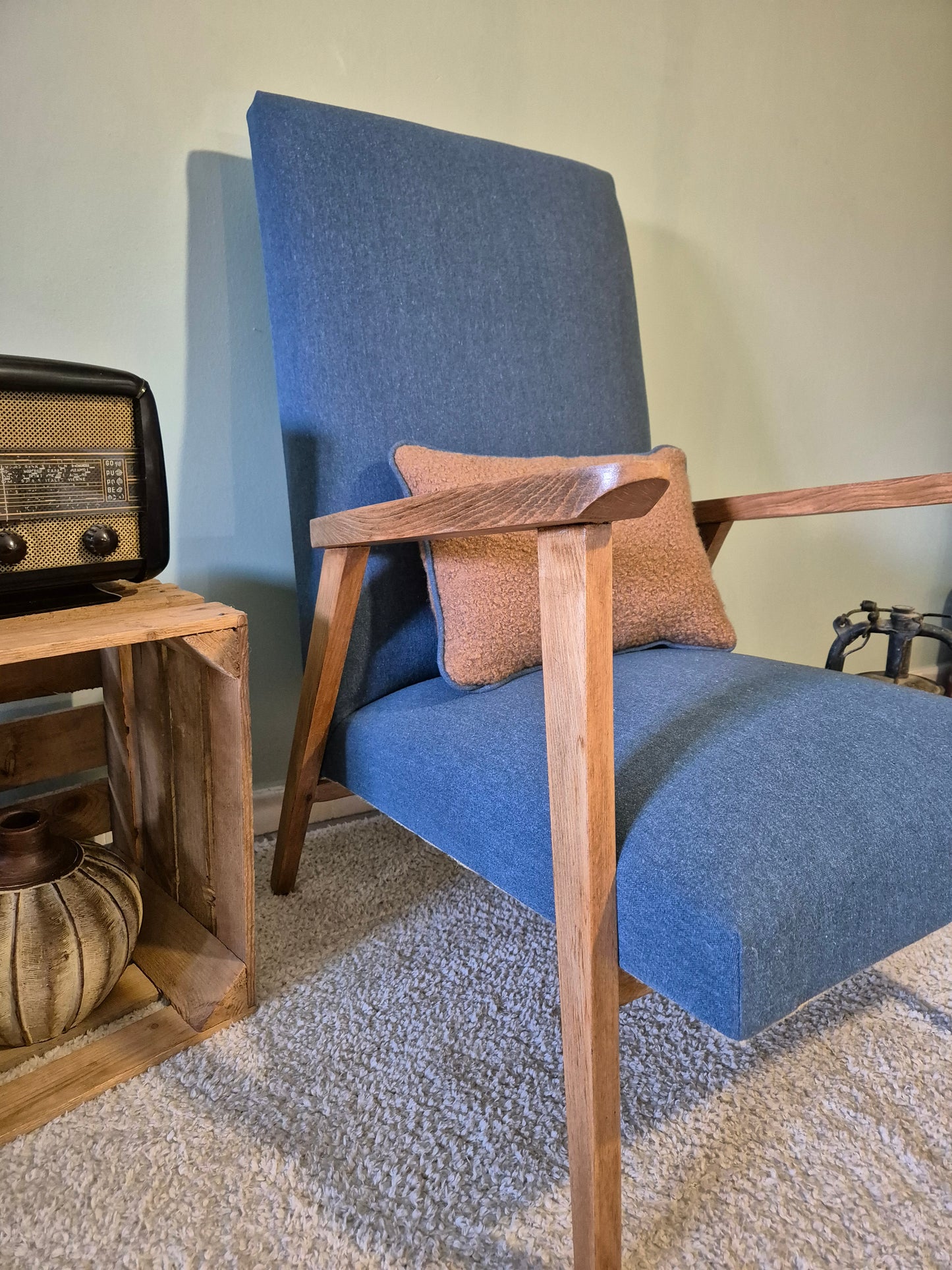 Fauteuil scandinave des années 50/60