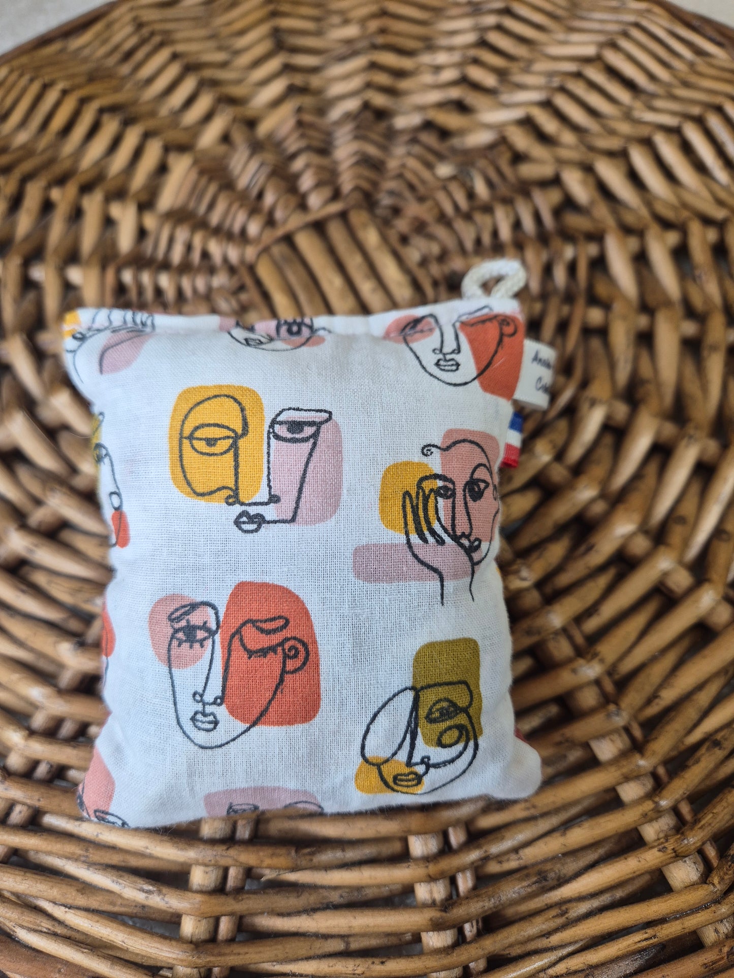 Eponge nid d’abeille et coton