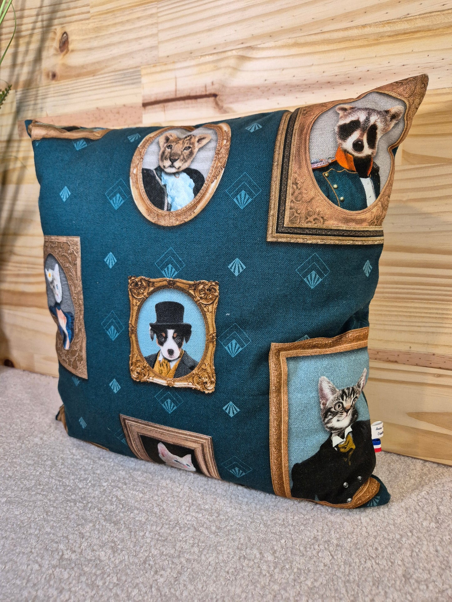 Housse de coussin 40x40 divers coloris