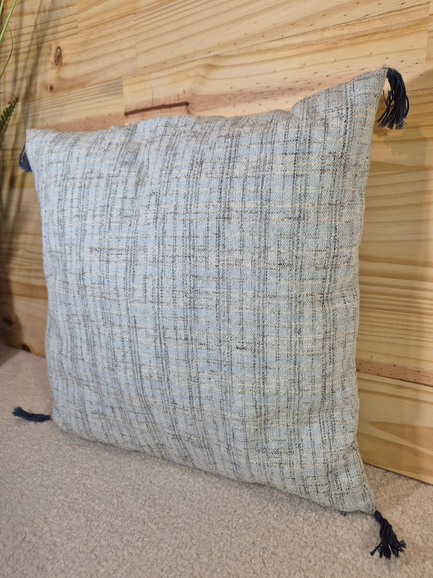 Housse de coussin en tweed 40x40 cm