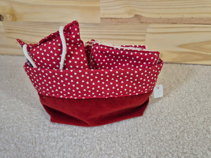 Coffret avec 7 lingettes et sachet de lavande