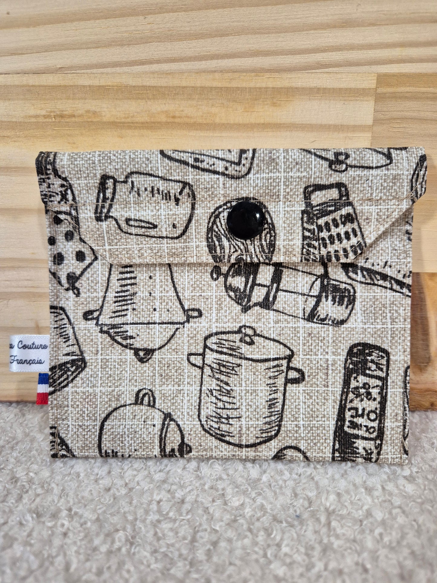 Pochette à savon imperméable non doublée