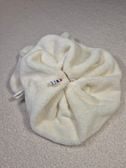 Fleur de bain bi-matiere