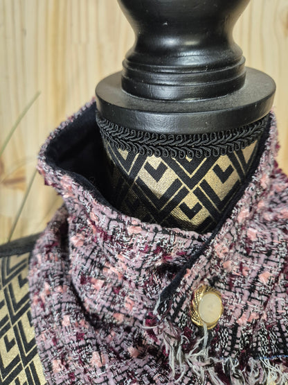 Tour de cou snood en tweed