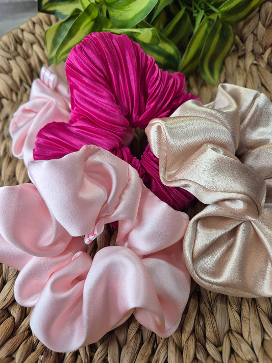 Chouchou cheveux satin