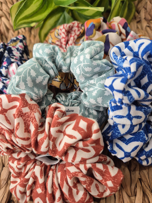 Chouchou coton et popeline