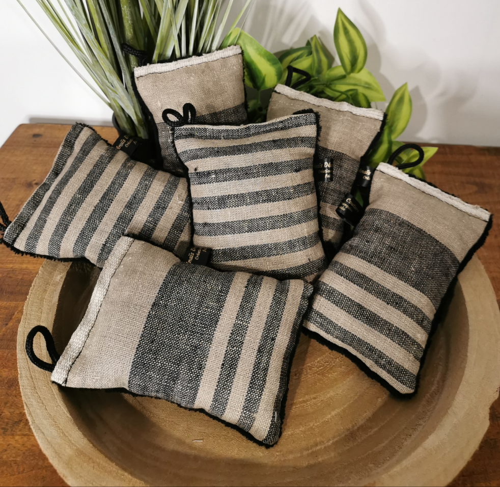 Éponges en lin et bambous