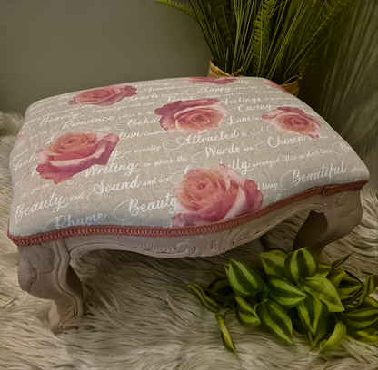 Repose pied style louis XV shabby