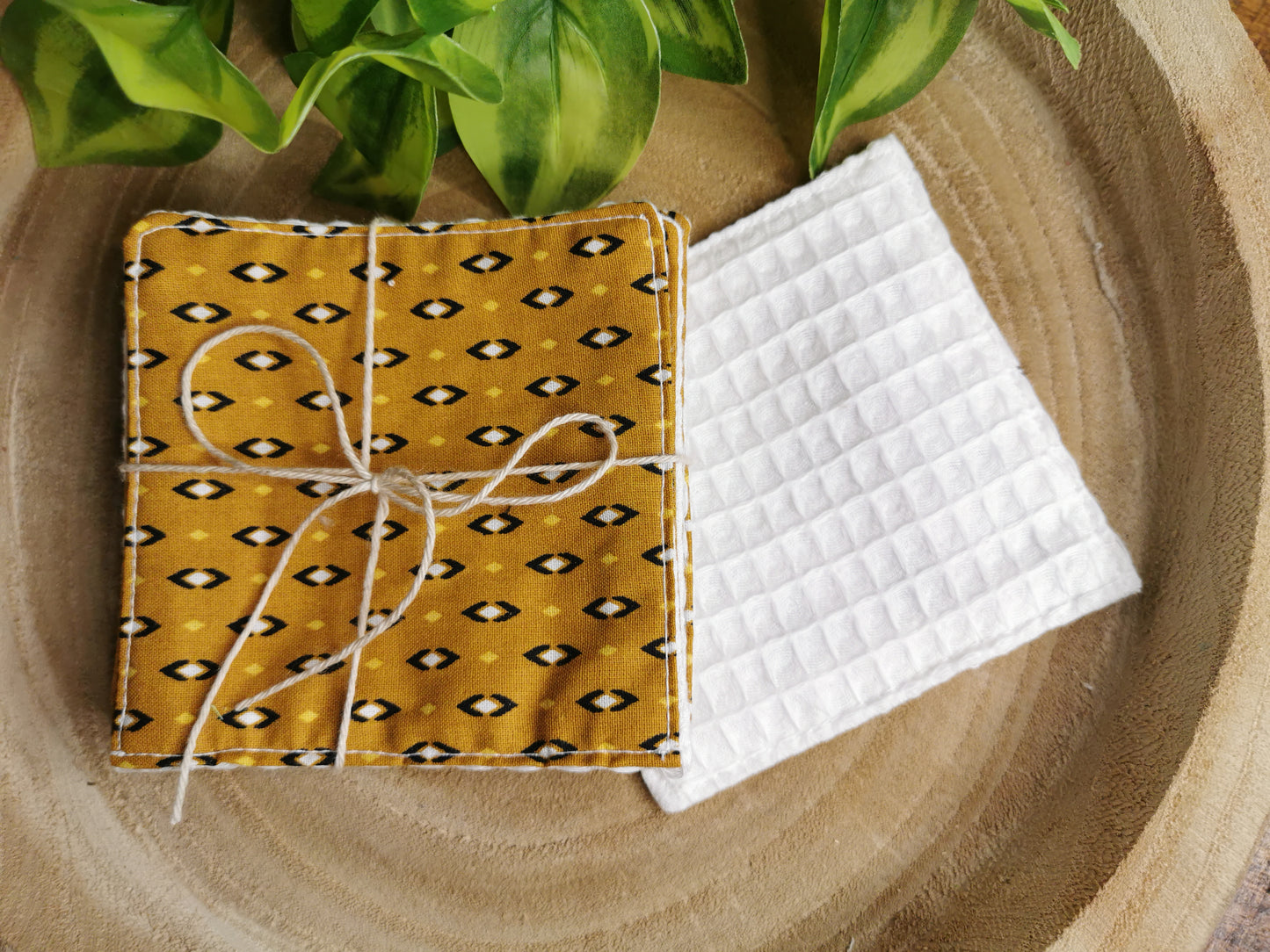 Lingette nid d’abeille x6 gommage doux