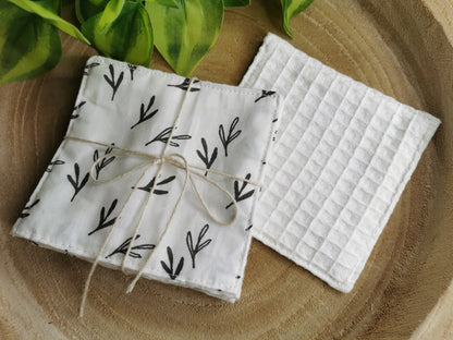 Lingette nid d’abeille x6 gommage doux