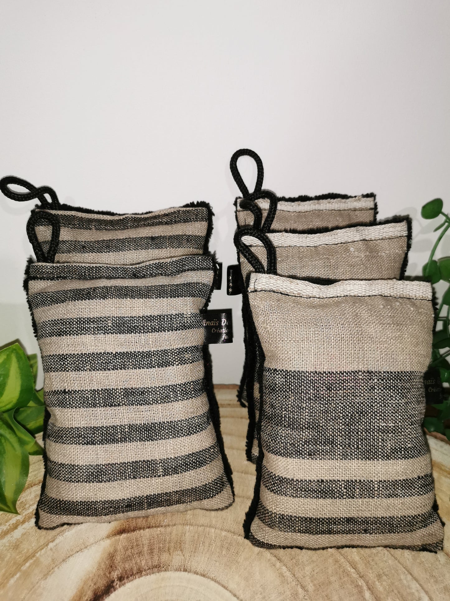 Éponges en lin et bambous