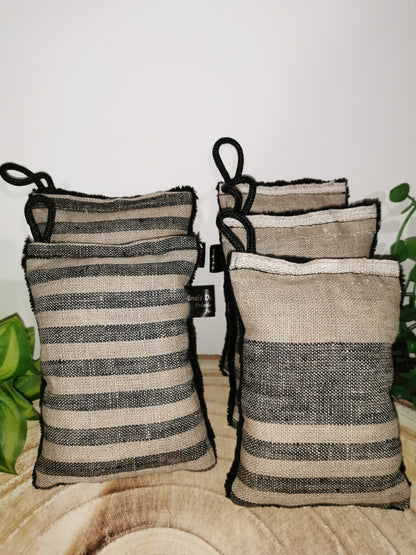 Éponges en lin et bambous