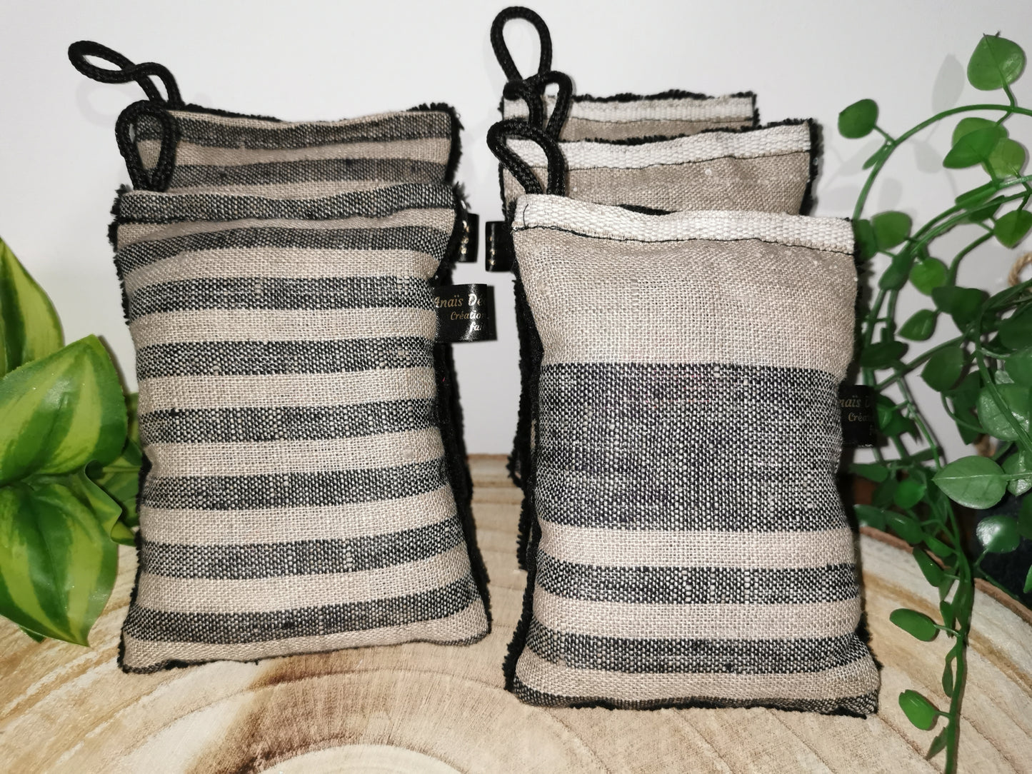 Éponges en lin et bambous