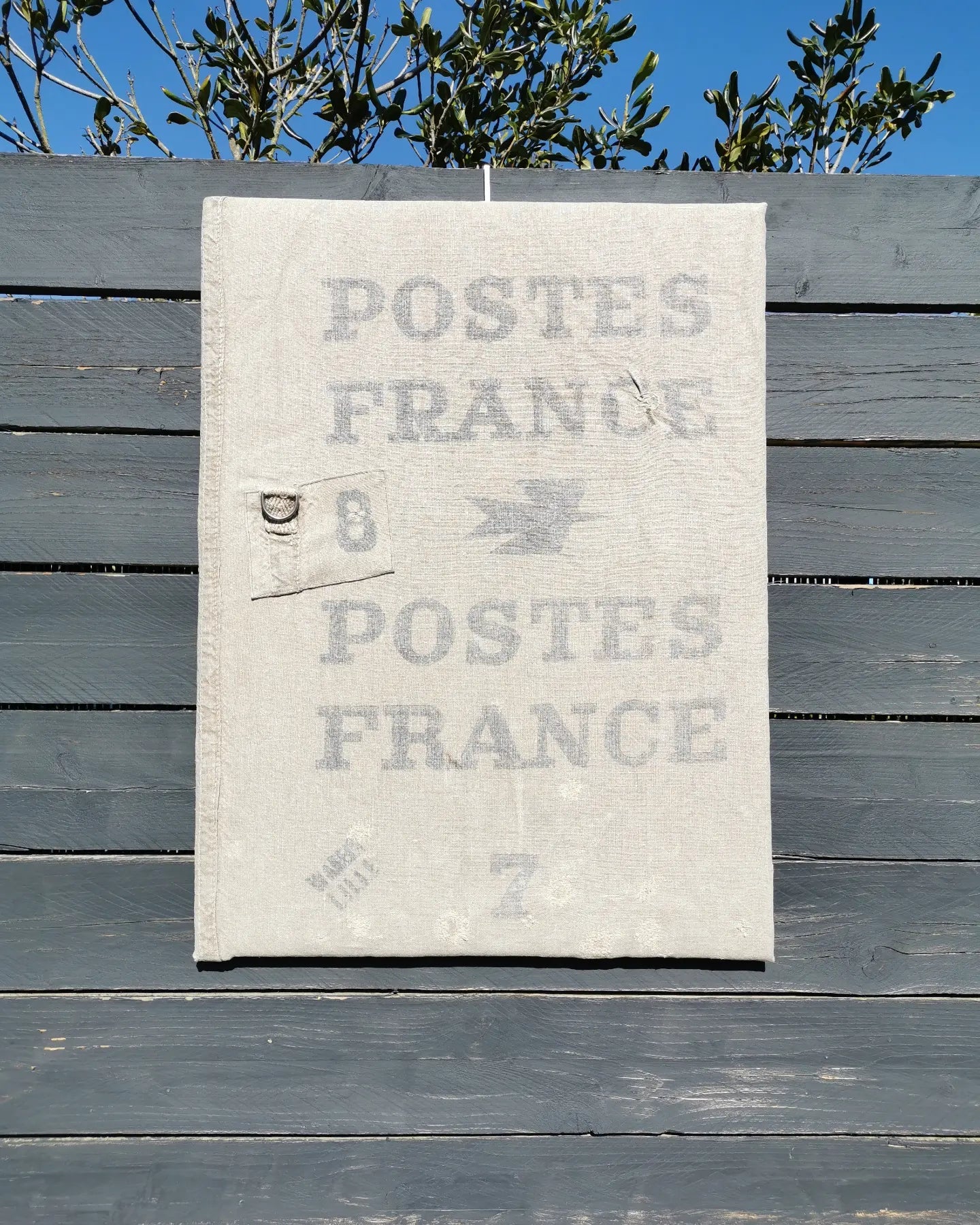 Toile murale la poste vintage