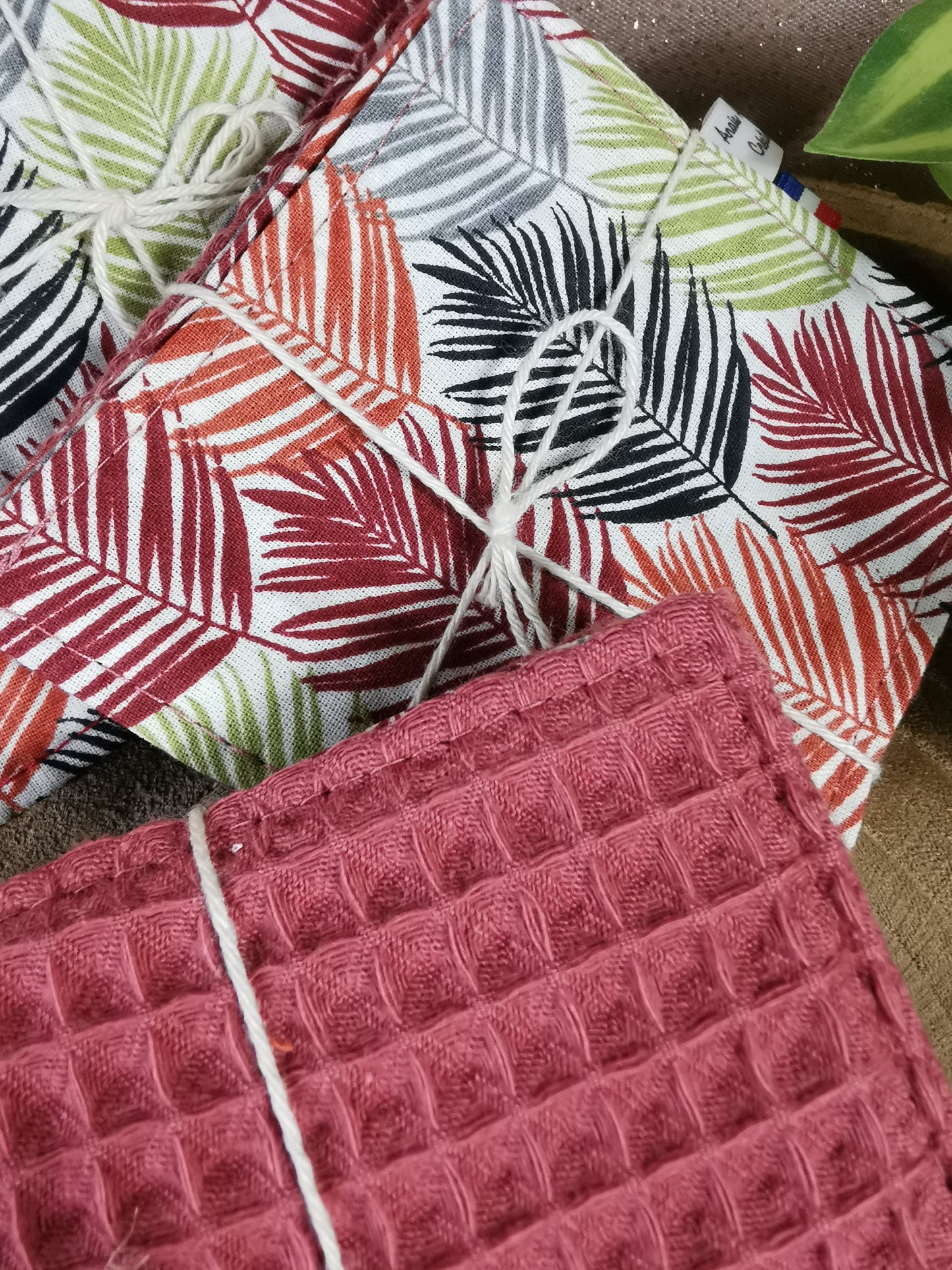 Lingette nid d’abeille x6 gommage doux