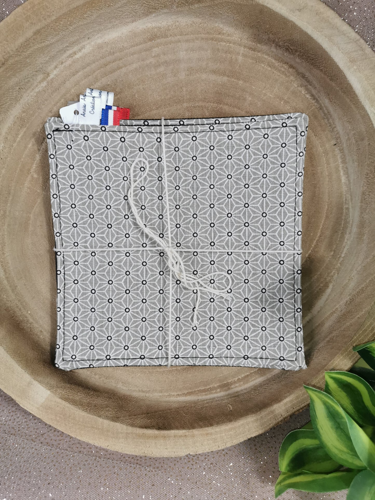 Dessous de tasses et bols x4