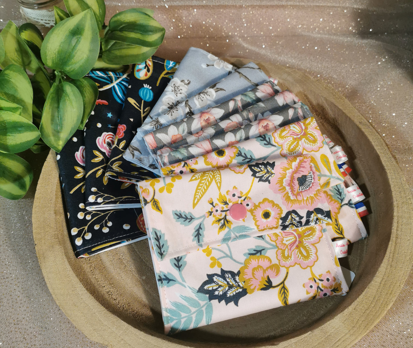 Pochette à savon doublée