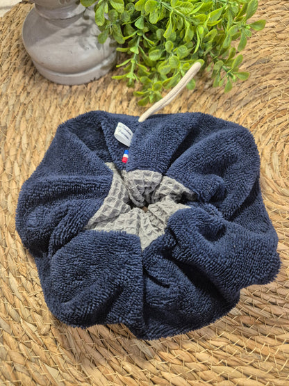 Fleur de bain bi-matiere