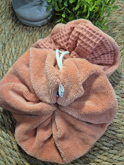 Fleur de bain bi-matiere