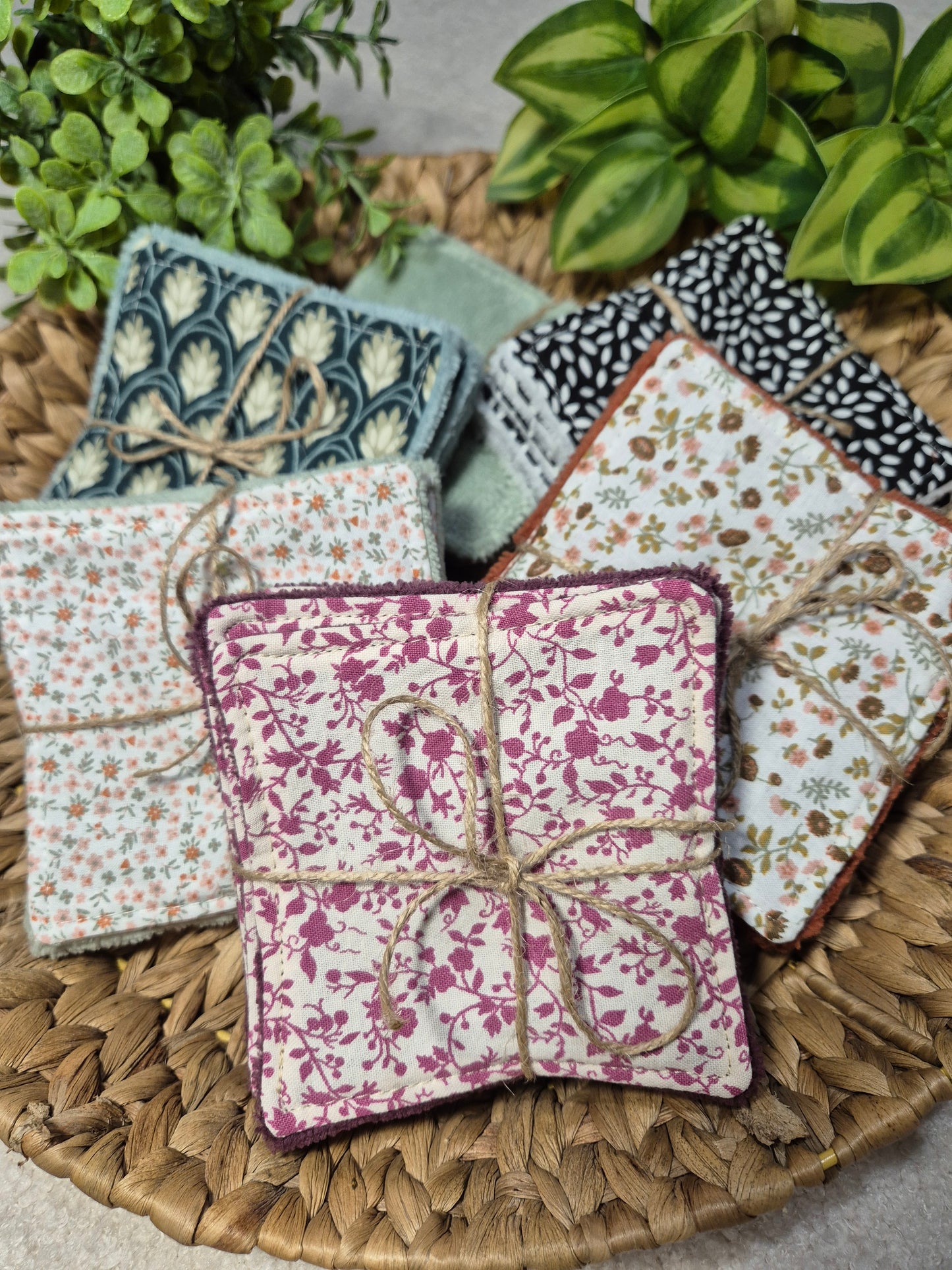 Lingette en éponge bambou x7 " pour elle "