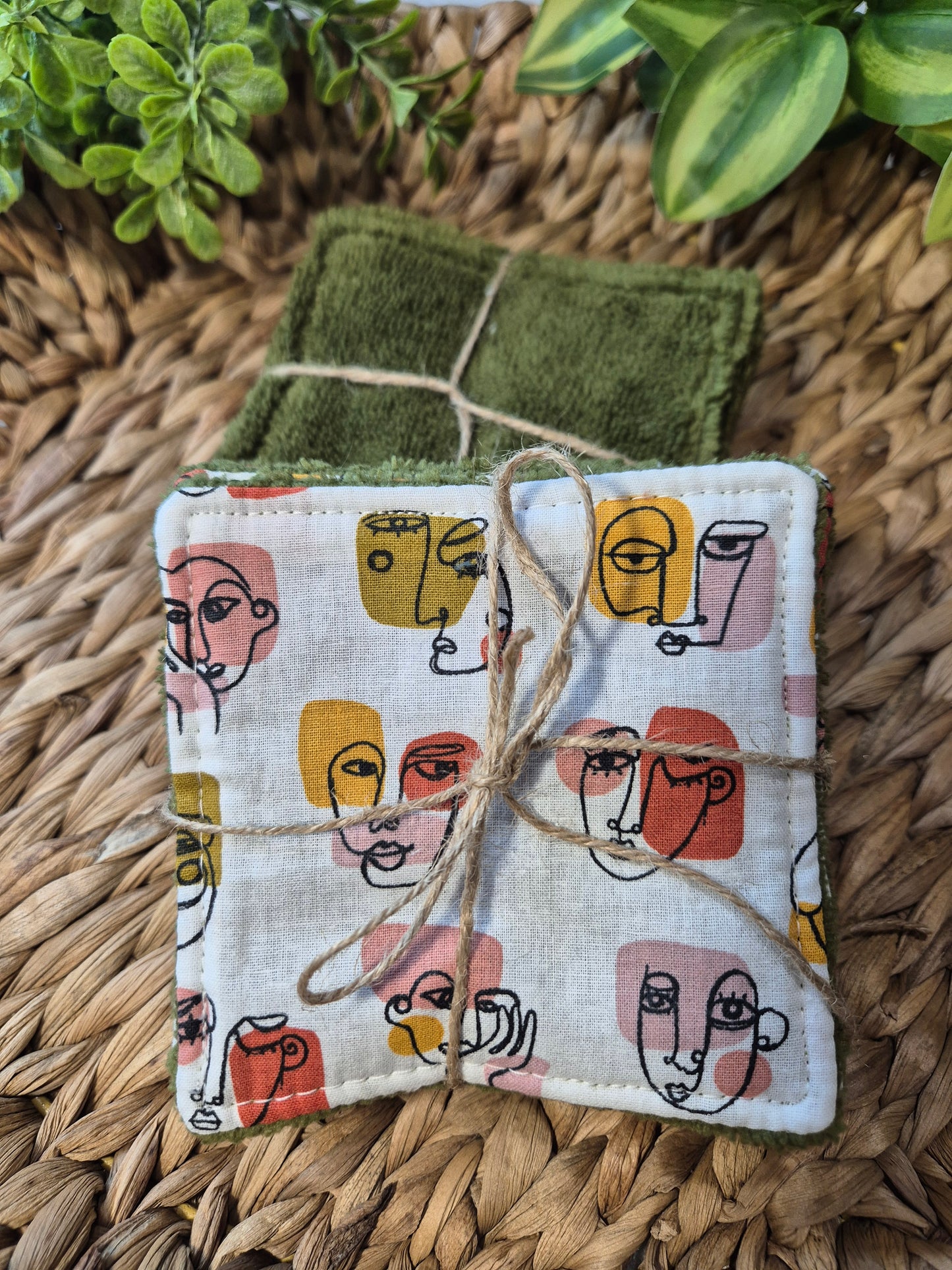 Lingette en éponge bambou x7 " pour lui "