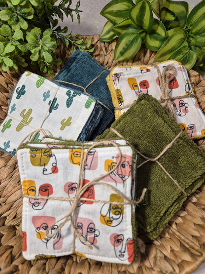 Lingette en éponge bambou x7 " pour lui "